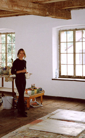 Jan as visiting artist - studio of Pepo Pichler